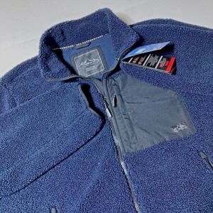 HFX Full Zip Performance‎ Jacket Men's XXL Navy Blue NWT